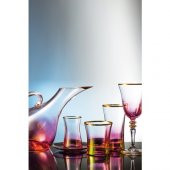 Kcd Soprano Pembe 61 Parça Cam Sofra Sunum Çeyiz Seti Su Bardak Takımı Kesme El Dekor thumbnail 1