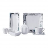 Korkmaz Link Collection 28 Parça Kare Kahvaltı Takımı A8676 - 1