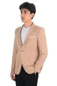 Cengiz İnler Armür Desen Slim Fit Erkek Ceket - 9