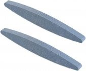2 Adet Bileme Taşı 150 Grit Oval Bileme Taşı Bıçak Bileme Bıçak Bileyici Taş Bileğ  Taşı - 1