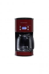 Retro Bordo Filtre Kahve Makinası 1000w 12 Fincan Kapasite - 1