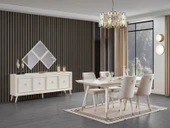 LİSA MDF YEMEK ODASI TAKIMI thumbnail 1