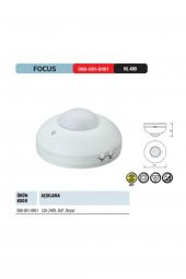 Horoz Elektric Focus Sıva Üstü 360 Radar Sensör - 2