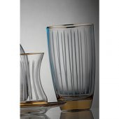 Kcd Natür 6 Adet Desenli Meşrubat Bardak Takımı thumbnail 1