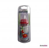 Bambino Cam Biberon 125 Ml Kırmızı Fil Desenli B013 - 1