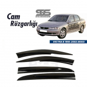 Cam Rüzgarlığı Opel Vectra B 1995-2002 Arası Mügen Tip Piano Black - 1