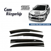 Cam Rüzgarlığı HONDA FD6 2007-2012 Arası Mügen Tip Piano Black - 1