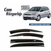 Cam Rüzgarlığı Ford Fiesta 2003-2008 Arası Mügen Tip Piano Black - 1