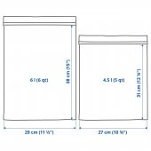 Kilitlenebilir Buzdolabı Poşeti MeridyenDukkan Yeşil Renk 1.6 lt x 4.5 lt, 30 Adet Desenli Saklama Poşeti thumbnail 5