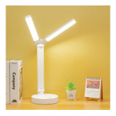 PeakStar PS-1960 Şarjlı Dokunmatik 3 Renk 40 Led Çalışma Okuma Işığı Çocuk Odası Ambiyans Modlu Gece Lambası - 1