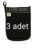 Kelebek Kese Osmanlı Kalın Hamam Ve Banyo Kesesi 3 Adet Siyah thumbnail 2