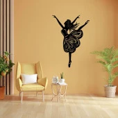 Veraart Işıklı Kadın ve Dans Temalı Tablo Alina Balerin Dekoratif Tablo Gece Lambası 100 cm - 5