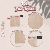 Hassiyeti Düşük Ciltler İçin Sert İpek Kare Yüz Kesesi - Silky Glows - 6