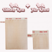 Silky Glows Hassasiyeti Düşük Ciltlere Özel İpek Vücut ve Yüz Kese Seti - 1