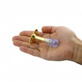 Kapı Stoperi Gold 8 cm Metal Kapı Tamponu Durdurucu Tutucu Kapı Stopu Silikonlu - 3