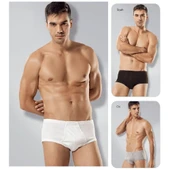 Tutku Erkek Slip Beyaz Külot Penye Kom 100 Pamuk 1 Adet - 1