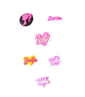 Barbie'nin Büyülü Dünyası Terliklerinizle Hayat Buluyor Barbie Temalı 6 Adet Terlik Süsü - 2