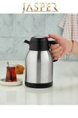 Jasper JPR-1200A 2 Litre Çift Kat Piknik Kamp Outdoor Çelik Çay Termosu - 3