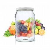 1 Adet Sızdırmaz Kapaklı Cam Şişecam Paşabahçe Salça Salamura Konserve Erzak Yağ Kavanoz Kavanozu - 1