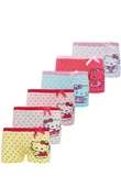 Dode Flora Neyl Kız Çocuk Karışık Kedicik Desenli Likralı Pamuklu 6 lı Paçalı Boxer - 3