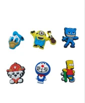 Adımlarınıza Karakter Katın: En Sevdiğiniz Çizgi Kahramanlarıyla Tanışın 6 Adet Terlik Süsü Seti - 2