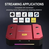 DIGITNOW USB Video Yakalama Kartı 4K/60Hz HDR10 Sıfır Gecikmeli - Kırmızı - 4