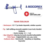 Socorex Rumi Otomatik Enjektör - Şişe Adaptörlü 0.1-1 ml thumbnail 2