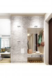 5mt X 60 Cm Mermer Desenli Masa Tezgah Mutfak Su Geçirmez Yapışkanlı Folyo Sticker - 3