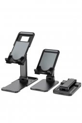 Portatif Ayarlanabilir Katlanır Telefon Ve Tablet Masaüstü Standı Tutucu - 1