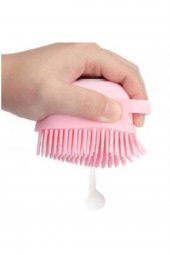 Çok Amaçlı Silikon Lif Hazneli Kese Banyo Duş Silikon Temizleme - 1