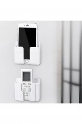Telefon Ve Kumanda Standı Duvara Monte Telefon Tutacağı Kumanda Tutacağı - 2