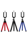 Horasan Ticaret Tripod Telefon Tutucu Profesyonel Fotoğraf Ve Video Çekimi Kamera Tripot 180°döner Youtuber Tripodu - 1
