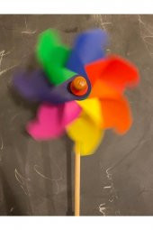 Kardeşler Rüzgar Gülü Çap: 35 Cm - 3