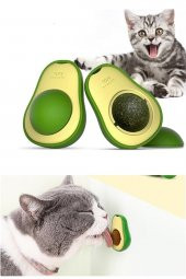Avokado Catnip Avokado Kedi Çimi Topu Avokado Kedi Nanesi Oyuncağı - 1