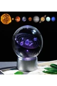 Raicon Samanyolu Güneş Sistemi Işıklı Cam Küre Işıklı Kristal Top 6 Cm Çapında 6 Renk thumbnail 3