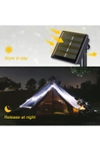 ENASHOP SOLAR BAHÇE PERİ LED 12m 100 LED , gün ışığı, 8 fonksiyon, solar led - 3