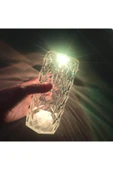 ENASHOP Kristal Akrilik Led Masa Üstü Lamba 16 Renk Uzaktan Kumandalı Dokunmatik - 2