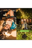 ENASHOP SOLAR BAHÇE PERİ LED 12m 100 LED , gün ışığı, 8 fonksiyon, solar led - 4