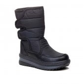 Albishoes Kız Çocuk Suya Dayanıklı Sıcak Tutan Astar Cırtlı Kaymaz Taban Kışlık Çocuk Kar Botu - 2