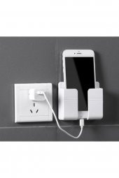 Duvara Monte Telefon Kumanda Standı Beyaz - 1