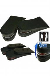 Hava Yastıklı Boy Uzatıcı Ayak Tabanlık Boy Uzatan Gizli Topuk 5 Cm Ayakkabı Platform Dolgu Yüksek - 3