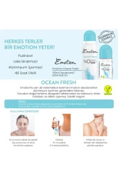 Emotion Roll On Ocean Fresh Kadın Deodorant 50 Ml 3 Adet thumbnail 2