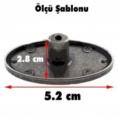 Dekoratif Dolap Kulpu Mobilya Mutfak Çekmece Kapak Kulp Kulbu Antik Sarı Renk Metal Kulp - 3