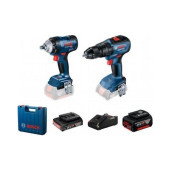 Bosch GDS 18V-400 + GSB 18V-50 Akülü Set (2.0Ah+5.0Ah) - 06019K0003 thumbnail 1