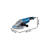 Bosch Professional GWS 27-230 J Büyük Taşlama 2700W - 06018C5320 - 2