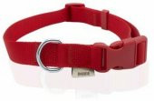 Doggie Klasik Dokuma Boyun Tasması Kırmızı 2,5X40-50Cm - 1