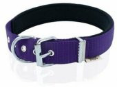 Doggie Konfor Dokuma Boyun Tasması Mor 2,5X42-50Cm - 1