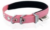 Doggie Konfor Dokuma Boyun Tasması Pembe 1,5X20-25Cm - 1