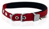 Doggie Konfor Dokuma Boyun Tasması Kırmızı 1,5X20-25Cm - 1