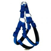 Doggie Konfor Ronin Dokuma Göğüs Tasması Royal Blue 1.5 x 40-45 CM - 1